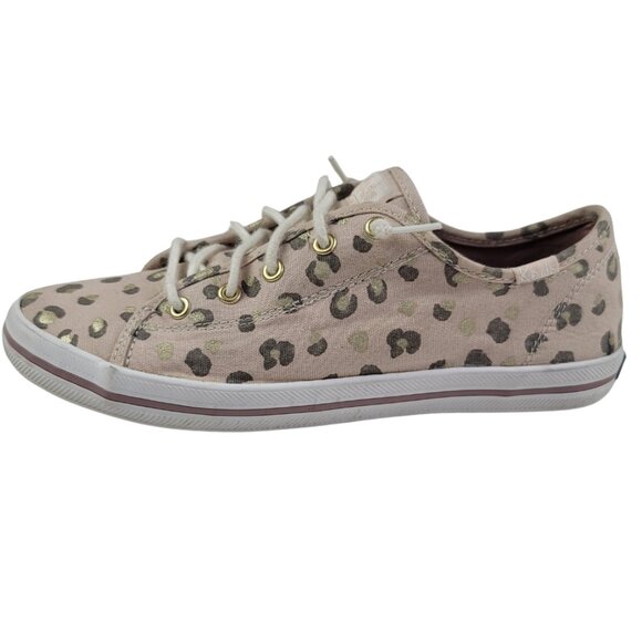 Keds Kickstart Leopard Animal Print Kids Sneakers Size 2M - Picture 1 of 9